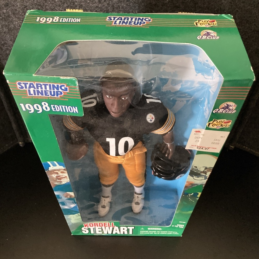 1998 NFL Starting Lineup Kordell Stewart Pittsburgh Steelers - Picture 5 of 5